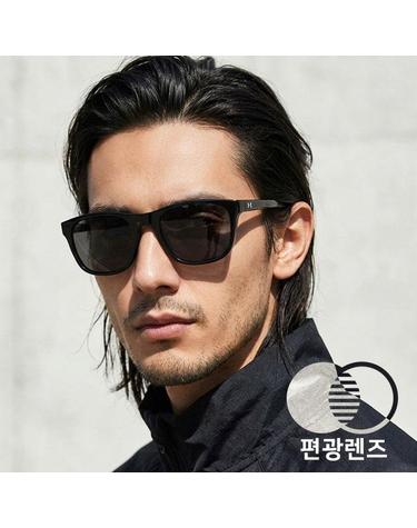 언더아머 선글라스 UA 0013GS 807M9 편광 블랙 사각 뿔테 등산 골프 레저