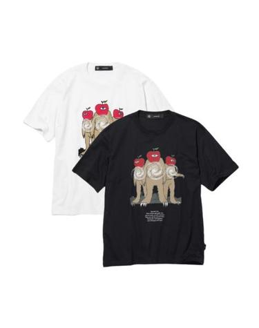 GU x 언더커버 UNDERCOVER 반팔 티셔츠 사과 그래픽