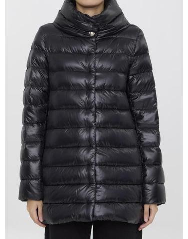 26FW 에르노 아멜리아 A 쉐입 패딩 Herno PI0505DIC12017Z9300 블랙 컬러