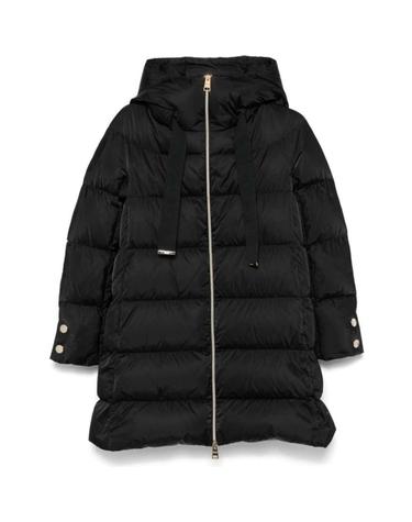 26FW 에르노 사틴 A 쉐이프 블랙 여성 패딩 자켓 PI1304D 12170Z 9300