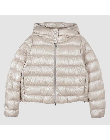 에르노 26FW 여성 숏패딩 경량 샹티 베이지 PI00182DR 12017Z 1985