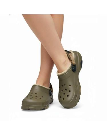 크록스 올터레인 라인드 클로그 월넛 207936267