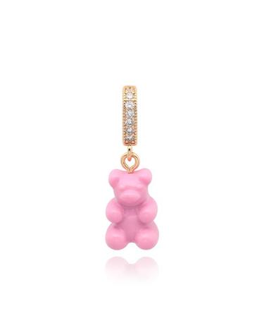 크리스탈헤이즈 CRYSTAL HAZENOSTALGIA BEARCANDY PINKPAVE CONNECTOR 여성 참