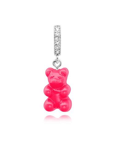 크리스탈헤이즈 NOSTALGIA BEARCOSMOPOLITANPAVE CONNECTOR SILVER 여성 참