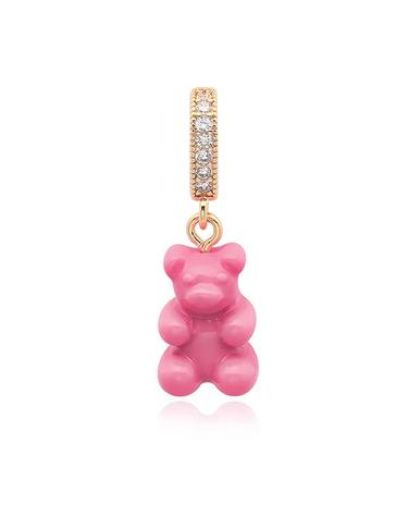 크리스탈헤이즈 NOSTALGIA BEARCANDY PINKPAVE CONNECTOR 여성 참