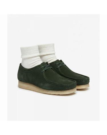 클락스 WALLABEE M FOREST GREEN SUEDE 26178219 왈라비