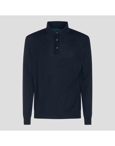 26FW 키톤 폴로 티셔츠 UMK0864 K4012 DARK NAVY DOM