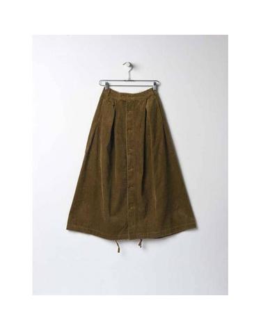 엔지니어드 가먼츠 턱 스커트 B Khaki 코튼 45W 코듀 23F1WG008 NQ458 SD016