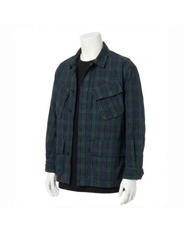 엔지니어드 가먼츠 Jungle Fatigue Jacket Blackwatch Crushed Taffeta MP245KT037 정글 퍼티그 자켓 블랙워치 크러쉬 태피터