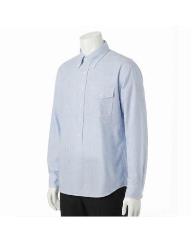 엔지니어드 가먼츠 IVY BD Shirt B Navy Candy Stripe Oxford 24S1A027OR062ZT180 스트라이프 옥스포드 셔츠
