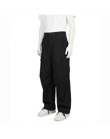 엔지니어드 가먼츠 Over Pant A Black Cotton Duracloth Poplin 24S1F023OR343ZT156 오버 팬츠 A