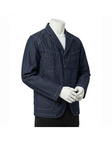 엔지니어드 가먼츠 Bedford Jacket Indigo 8oz Cone Denim 24S1D005OR181NL084 내추럴 치노 트윌 베드포드 자켓