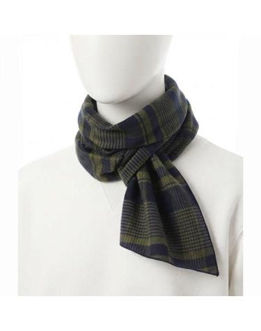엔지니어드 가먼츠 Long Scarf NavyOlive Cotton Plaid 24S1H001OR385ES062 플래드 롱 스카프