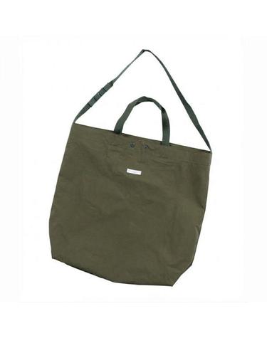 엔지니어드 가먼츠 Carry All Tote Reversible Olive Coated Cotton Cloth 25S1H015QT277BS006 캐리 올 리버서블 토트백