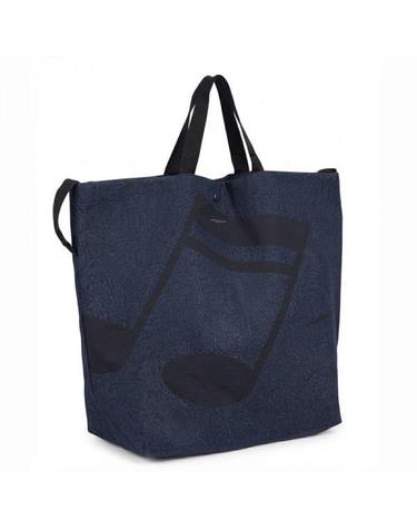 엔지니어드 가먼츠 Carry All Tote Music Note Print 12oz Denim 25F1H015RV326CT291 캐리 올 토트 뮤직 노트 프린트 12온