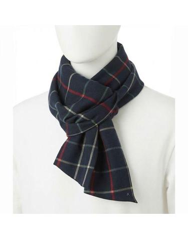 엔지니어드 가먼츠 Long Scarf Navy Cotton Windowpane 24S1H001OR384ES061 윈도페인 롱 스카프