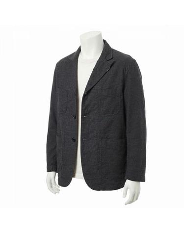 엔지니어드 가먼츠 Bedford Jacket Charcoal CP Brushed Cloth 24F1D005PS192EU004 CP 브러시드 베드포드 자켓