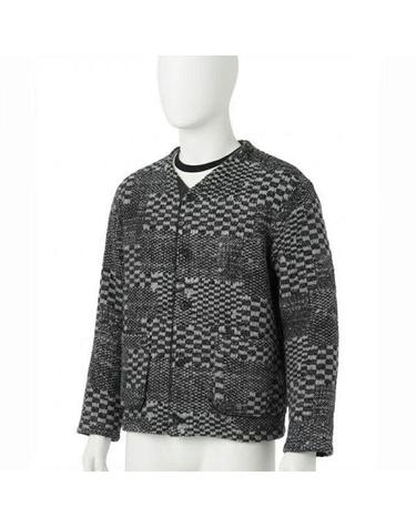 엔지니어드 가먼츠 Knit Cardigan Pattern Block Jacquard 25F1B030RV064PC001 니트 가디건 패턴 블록 자카드