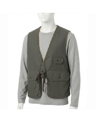 엔지니어드 가먼츠 Fowl Vest Cotton Double Cloth 25F1C002RV101WL002 코튼 더블 파울 베스트