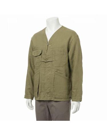 엔지니어드 가먼츠 Cardigan Jacket B Khaki CL Java Cloth 25S1D034QT125ZT215 가디건 자켓 B