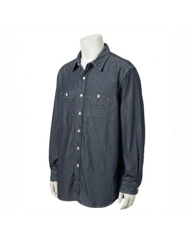 엔지니어드 가먼츠 Work Shirt Indigo Cotton Chambray 25S1A007QT023SD051 워크 셔츠