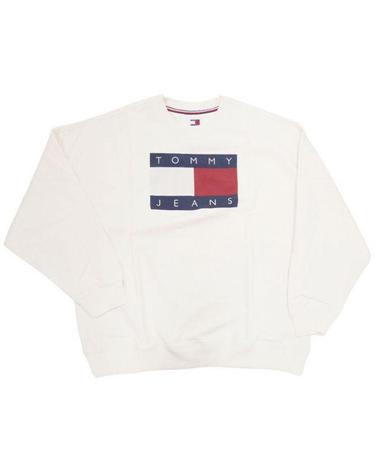 TOMMY HILFIGER 타미힐피거 JEANS FLAG CREW NECK DW18623YBH 타미 진스 플래그 크루넥 맨투맨