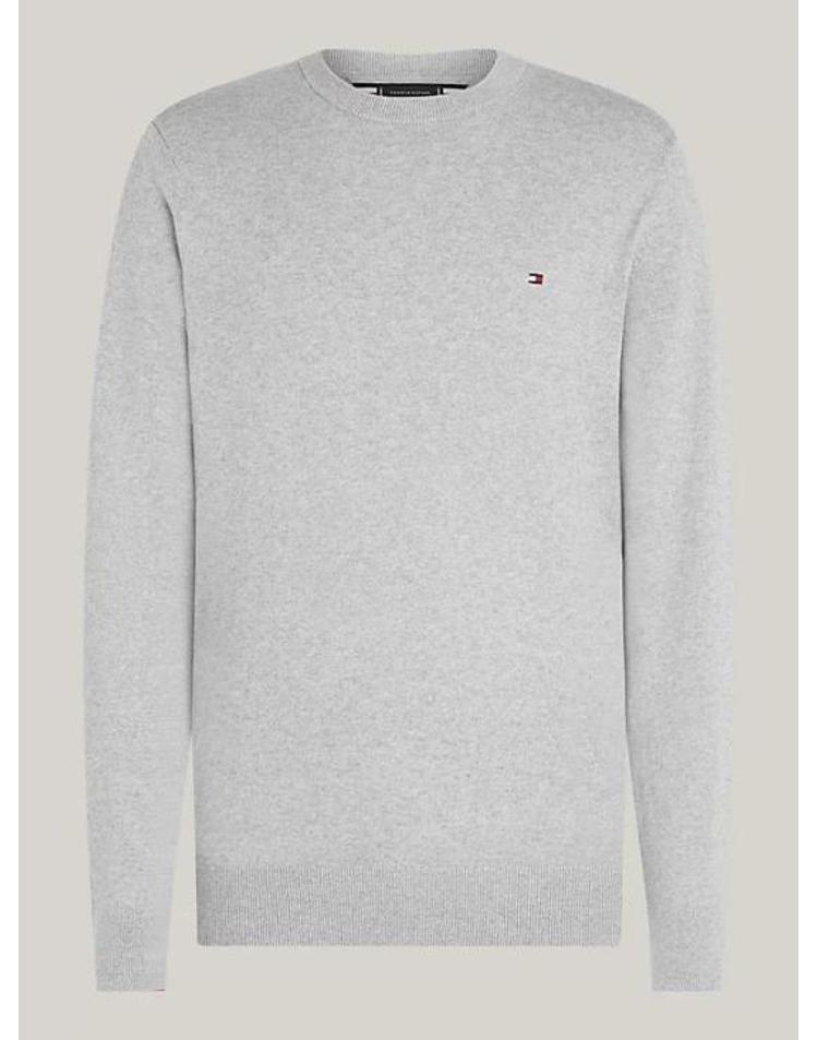 TOMMY HILFIGER 25FW 타미힐피거 스웨터 MW28046P01 LIGHT GREY HEATHER DOM