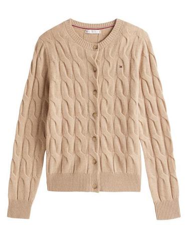 25FW 타미힐피거 가디건 WW47463ADM SAFARI CANVAS HEATHER DOM