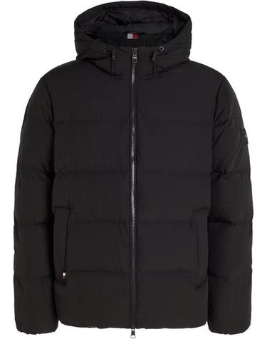25FW 타미힐피거 숏패딩 MW40616BDS BLACK DOM