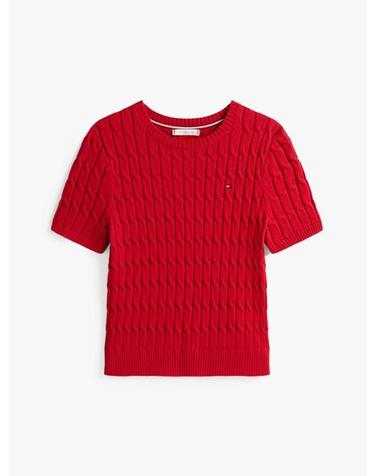 25FW 타미힐피거 스웨터 WW45656 XLD MEDIUM RED DOM
