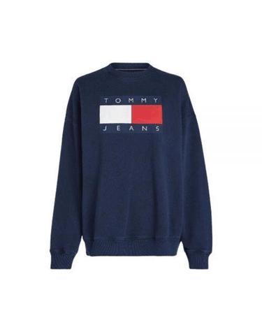 타미힐피거 긴팔 티셔츠 DW18623C1G BLUE DOM