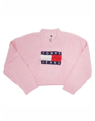 타미힐피거 스웨터 DW18528THA PINK DOM