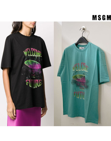 엠에스지엠 MSGM 퓨처 프린트 티셔츠 2841MDM206