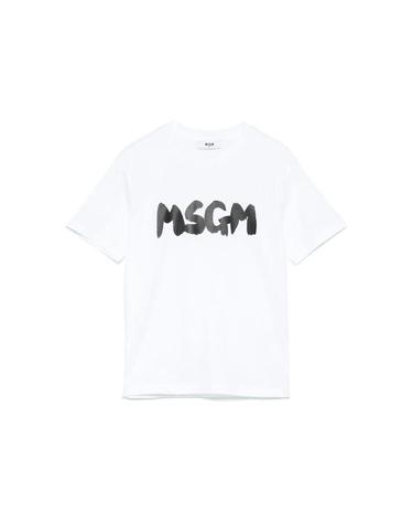 25SS 키즈 여성 로고 프린트 티셔츠 S5MSJUTH065 001