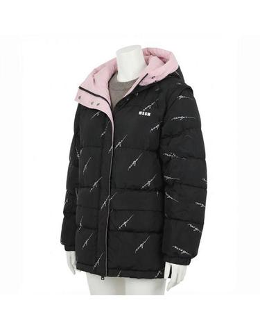 엠에스지엠 로고 자수 나일론 다운 자켓 3741MDH12 237705 99