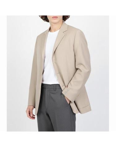 오라리 TROPICAL WOOL KID MOHAIR JACKET GRAY BEIGE A24SJ01WM 트로피컬 울 키드 모헤어 자켓