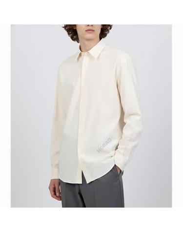 오라리 HARD TWIST COTTON SILK VIYELLA SHIRT IVORY A24SS02KV 하드 트위스트 코튼 실크 비옐라 셔츠