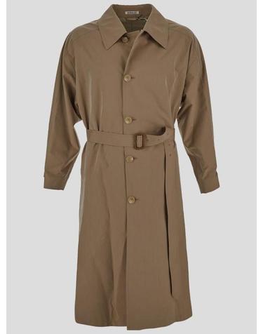 오라리 트렌치 코트 A24SC01FP BROWN CHAMBRAY DOM