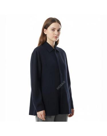 오라리 LINEN SILK TWEED BLOUSON DARK NAVY A24SS03LS 리넨 실크 트위드 블루종
