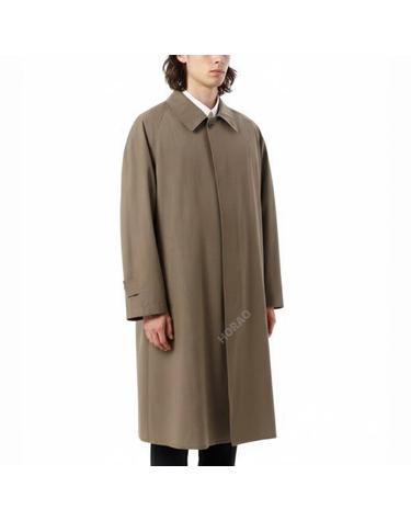 오라리 SUPER FINE TROPICAL WOOL SOUTIEN COLLAR COAT A23SC01WT TOP BROWN 슈퍼 파인 트로피칼 울 수티엥 카라 코트