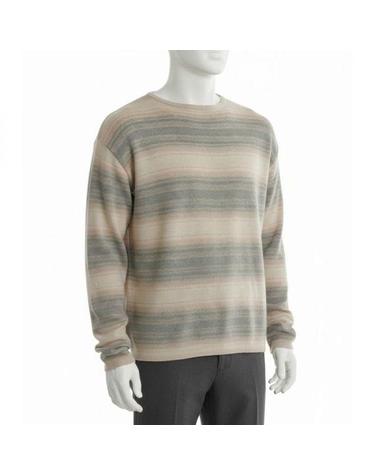 오라리 26 COTTON SILK GRADIENT STRIPE KNIT BOAT NECK PO BLUE BEIGE A26SP02GB 코튼 실크 그래디언트 스트라이프 니트 보