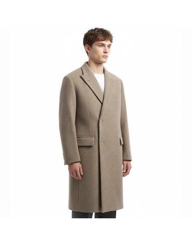 오라리 SPONGE WOOL MELTON CHESTERFIELD COAT TOP BROWN A24AC01SB 스펀지 울 멜튼 체스터필드 코트