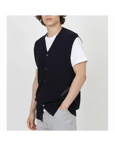 오라리 SUPER HARD TWIST WOOL KNIT VNECK VEST DARK NAVY A24SV03YW 수퍼 하드 트위스트 울 니트 브이넥 베스트
