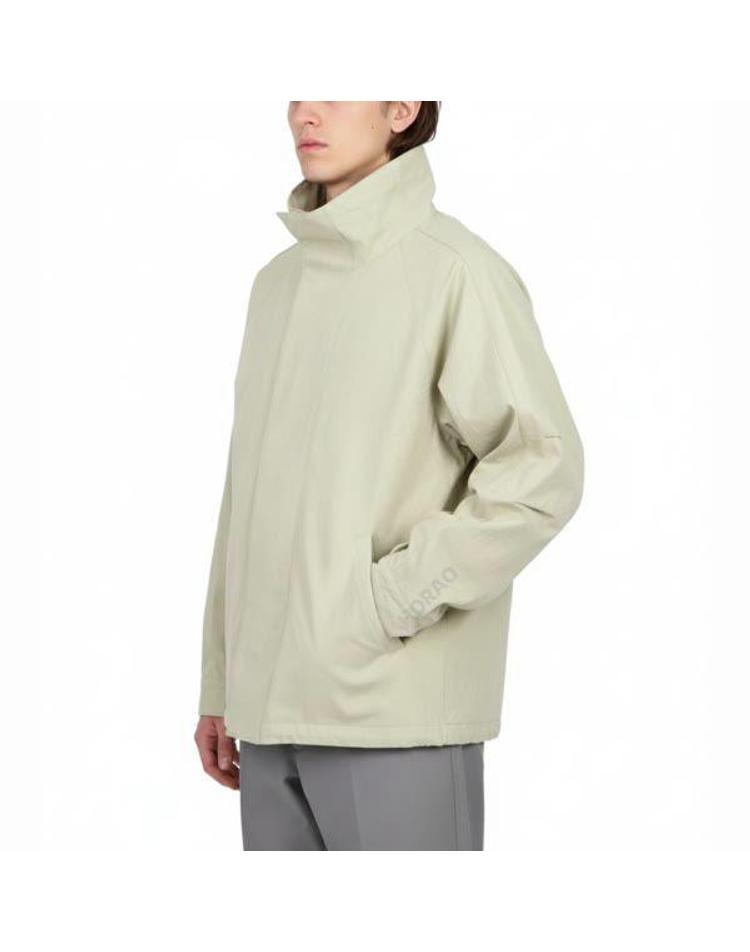 AURALEE 오라리 WASHED HARD TWIST CANVAS BLOUSON KHAKI BEIGE A24SB01OC 워시드 하드 트위스트 캔버스 블루종 F5SUXX02025