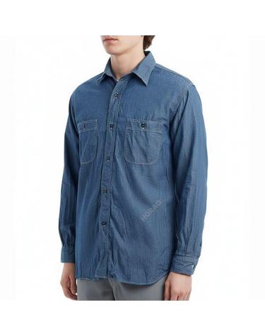 오어슬로우 26 RELAX FIT CHAMBRAY WORK SHIRT 01827084 릴렉스 핏 샴브레이 워크 셔츠
