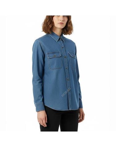 오어슬로우 CHAMBRAY WORK SHIRT WITH FLAP POCKET 01806495 플랩 포켓 샴브레이 워크 셔츠