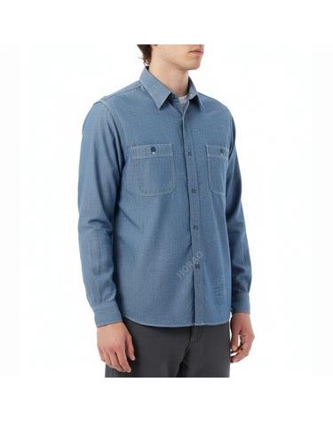 오어슬로우 26 SLIM FIT CHAMBRAY WORK SHIRT 01807084 슬림 핏 샴브레이 워크 셔츠