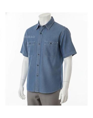 오어슬로우 26 SHORT SLEEVE CHAMBRAY WORK SHIRT 01V817084K 반팔 샴브레이 워크 셔츠