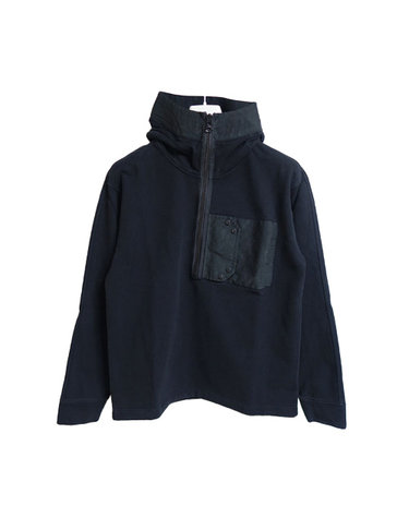 22FW TEN C 텐씨 하프집업 후드 블랙 22CTCUF08147