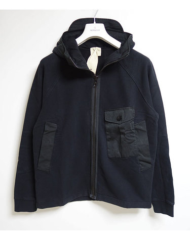 22FW TEN C 텐씨 헤비코튼 후드 집업 블랙 22CTCUF02148